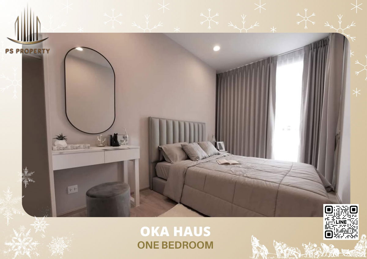 ✨📌Condo for rent OKA HAUS 36 📌✨ Beautiful room, decorated + fully furnished 🚝 near BTS Thonglor