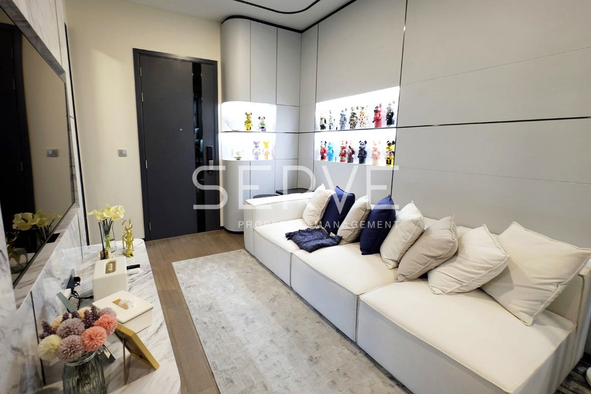 🔥Nice Decorate 1 Bed Plus+ 1 Work Room New Condo Good Location BTS Phaya Thai 300 m. at Park Origin Phayathai Condo / For Rent