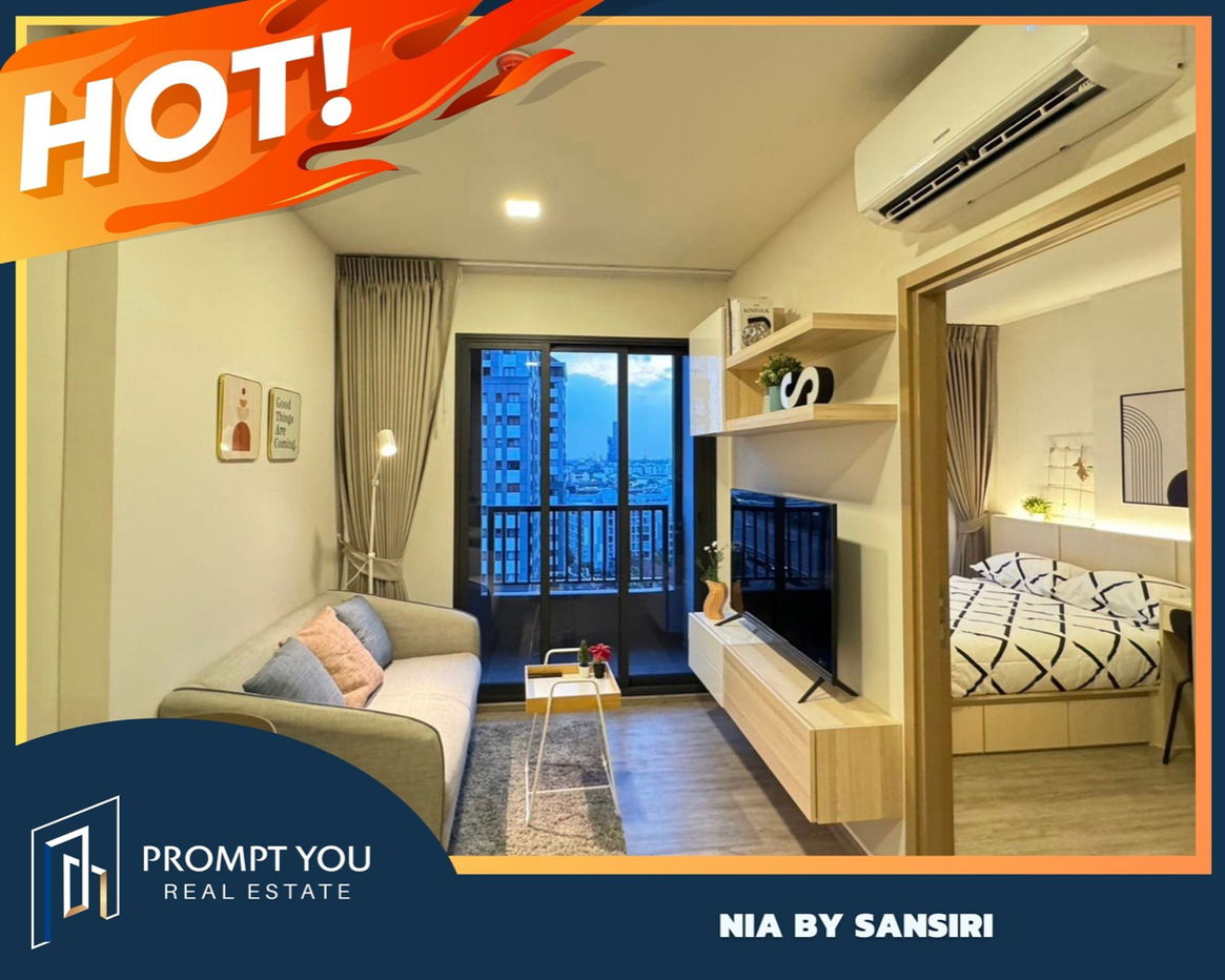 🔥Nia by sansiri 🔥Nicely decorated , Fully furniture , ready to move in//Ask more info Lineofficial:@Promptyo1u