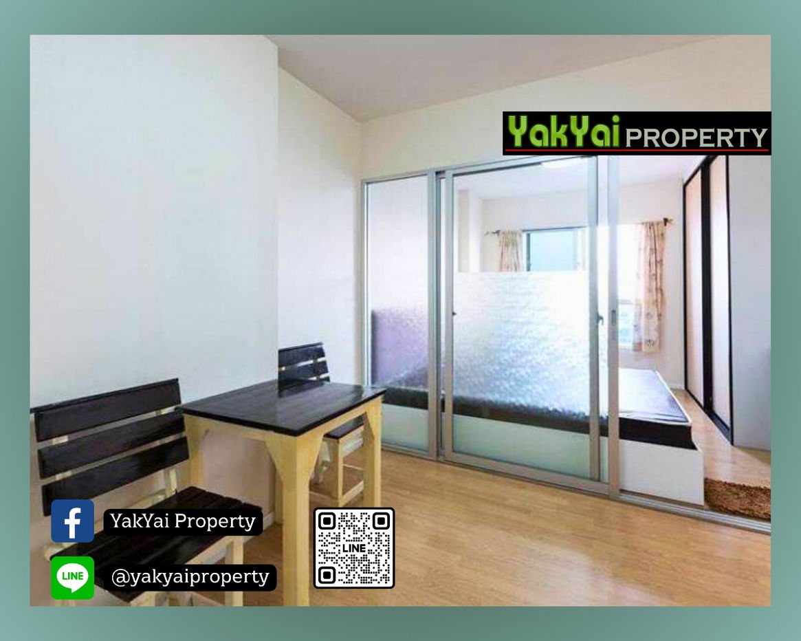 Condo for rent: The parkland lite Pak Nam 🎉 Wide, good view 🚄 near BTS Pak Nam 🔥 Rent only 6,000 baht 🔥 Great value. Lots of food!!!