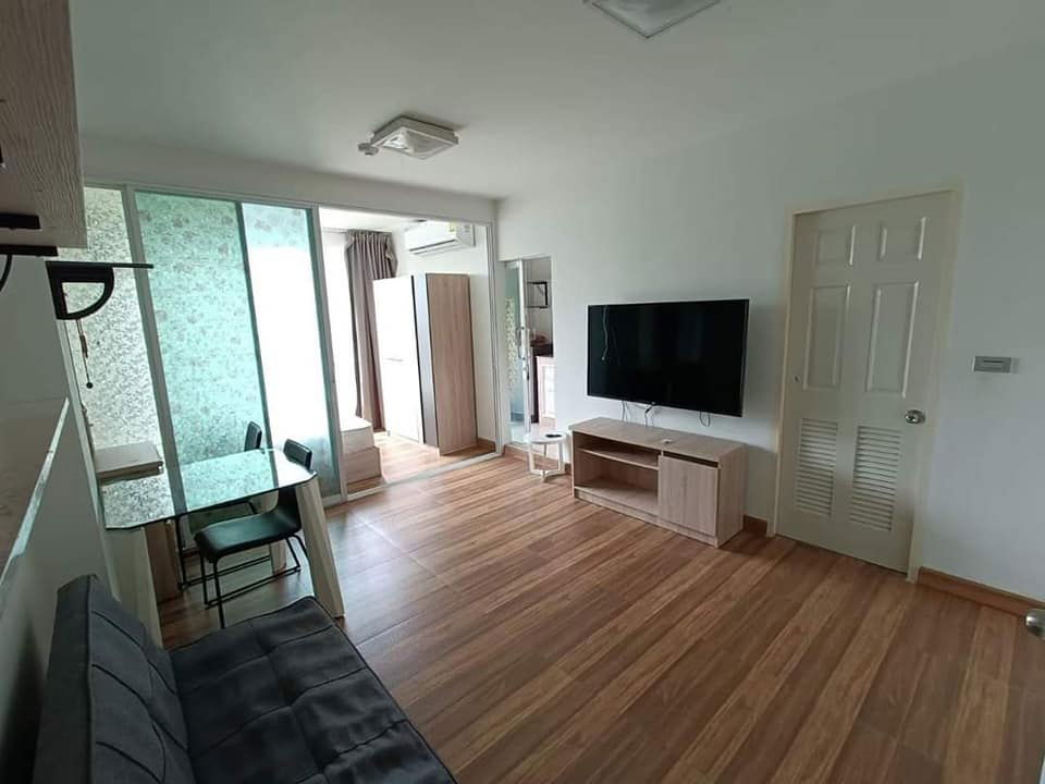 MB3049 Garden Asoke - Rama 9 Beautiful room, complete furniture Ready to move in, convenient travel, near MRT Rama 9.