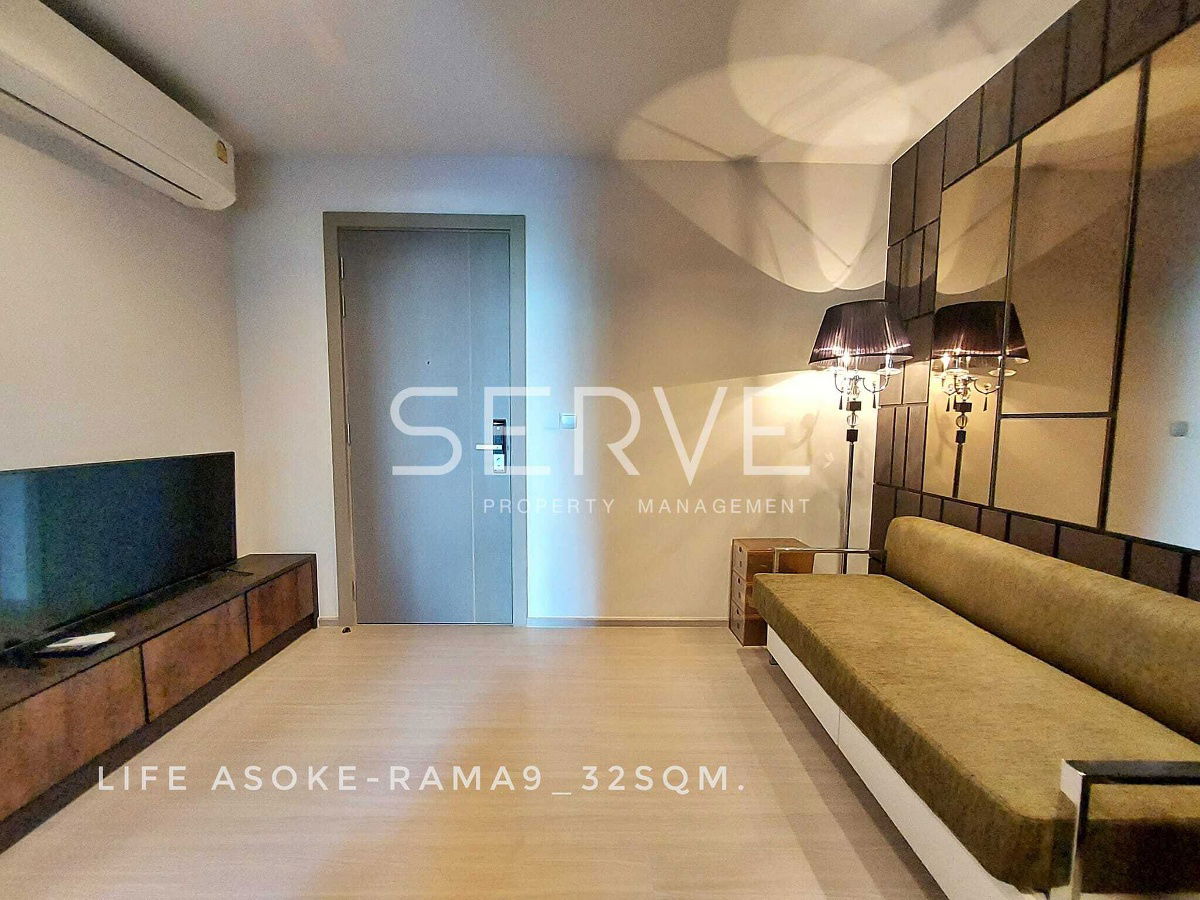 Condo For Rent Life Asoke - Rama 9 Condo High Rise Good Location MRT Rama 9 350 m.