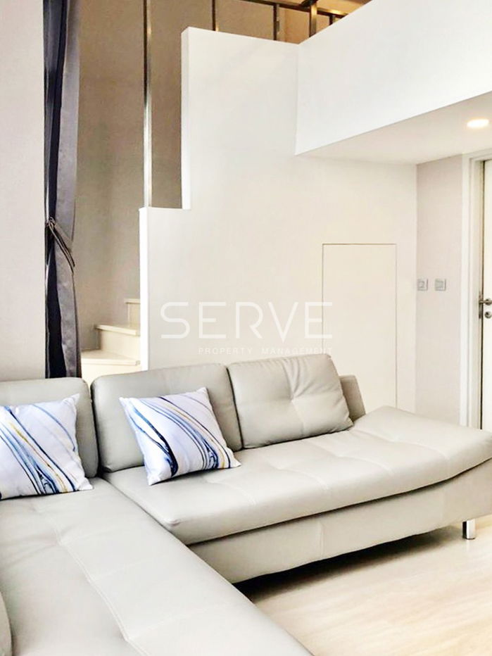 🔥Duplex 1 Bed 1 Work Room 1 Living Room Nice Room Close to BTS Chong Nonsi 600 m. at Knightsbridge Prime Sathorn Condo / For Rent