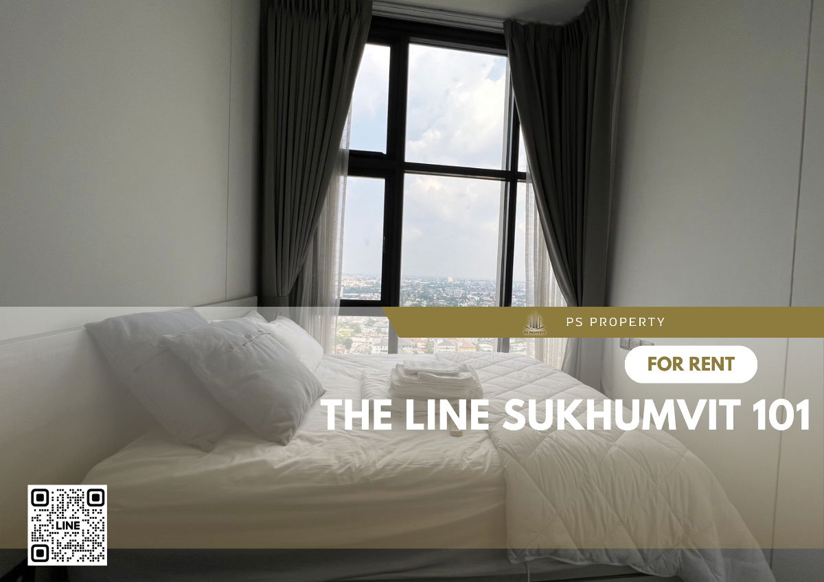 For rent 🔥The Line sukhumvit 101🔥 Beautiful room, fully decorated, furniture, electrical appliances ready, near BTS Punnawithi.