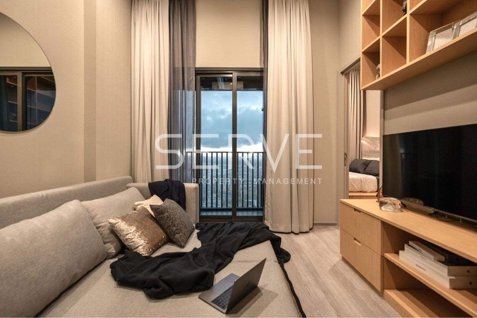 Condo For Rent  The Line Sukhumvit 101 Cozy & Homey Style 1 Bed Super High 30+ Floor BTS Punnawithi
