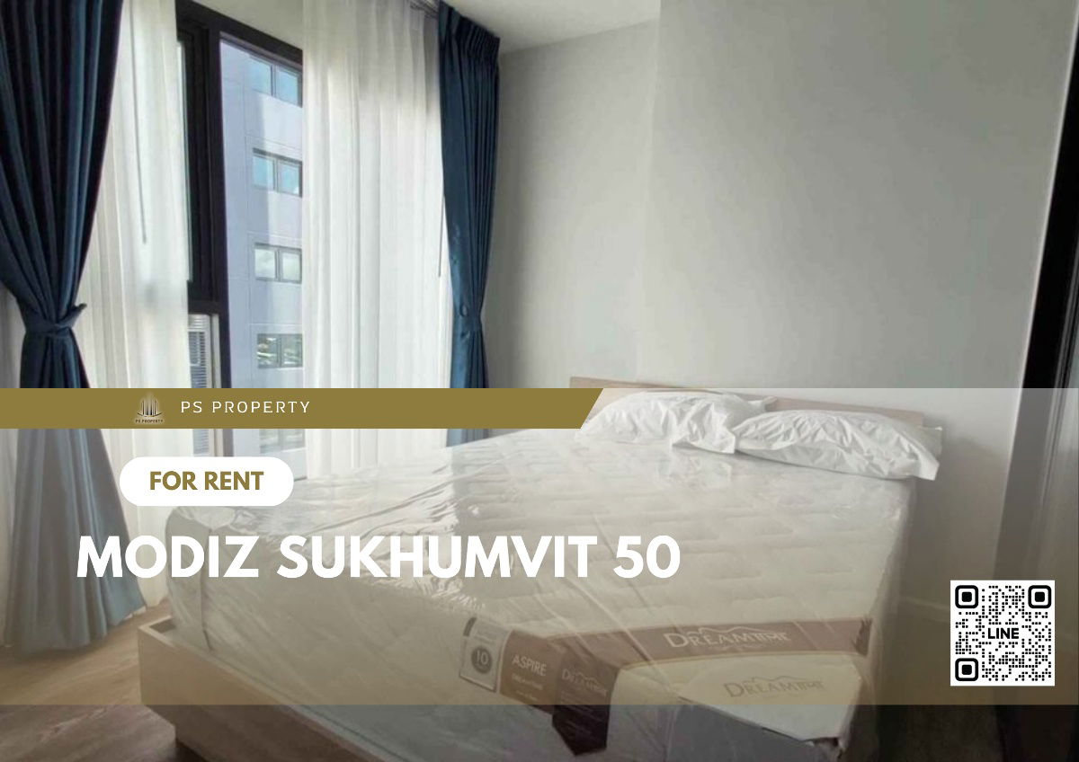 出租✨Modiz Sukhumvit 50✨ 家具齐全，电器齐全，19楼，靠近BTS On Nut。