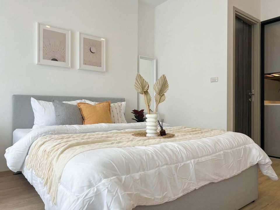 G7861💛中国客户，请加微信。(在联系方式的旁边)For rent The Rich Rama 9-Srinakarin Line ❤️💜@condopremium💜❤️Ready to move in ⬛🟨 📞 065 695 3645🟨⬛