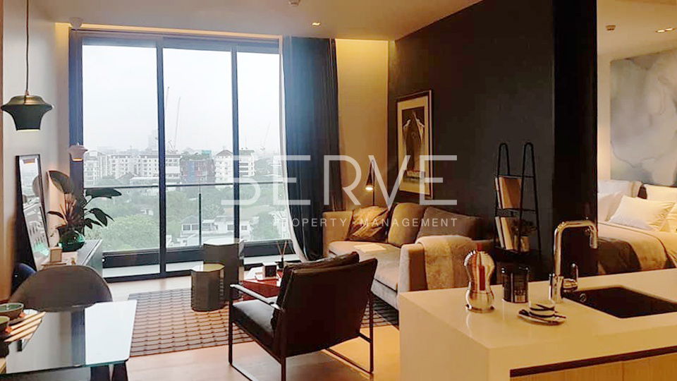 1 Bed 1 Bath with Bathtub High Fl. 20+ Good Location BTS Thong Lo 250 m. at Beatniq Sukhumvit 32 Condo / For Rent