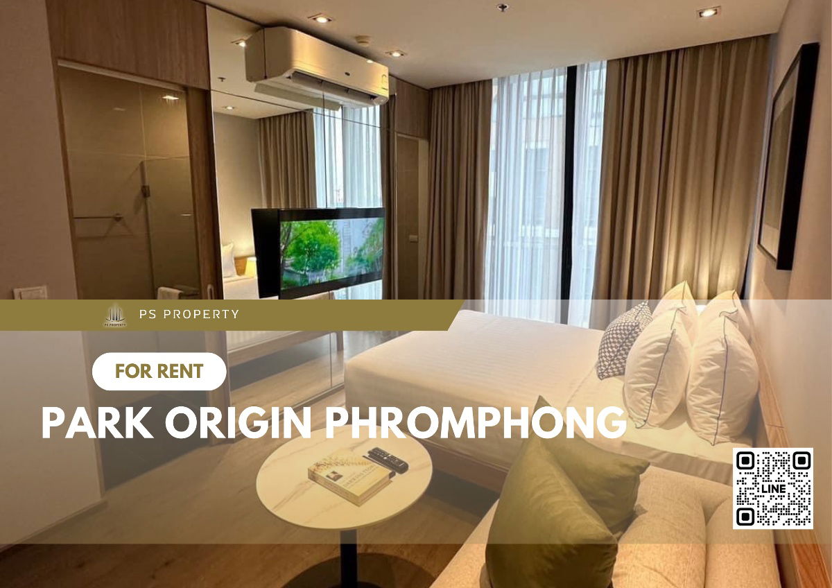For rent 📌Park Origin Phromphong📌 furniture, complete electrical appliances, near BTS Phromphong.