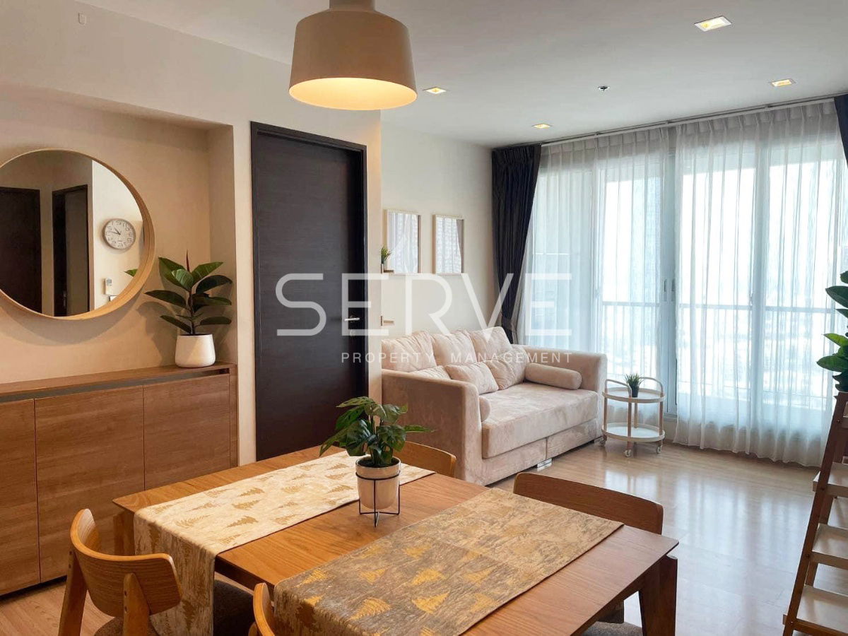 🔥40K🔥 - 2 Bed with Bathtub Super High Fl. 30+ River View Good Location Close to BTS Saphan Taksin 340 m. at Rhythm Sathorn Condo / For Rent
