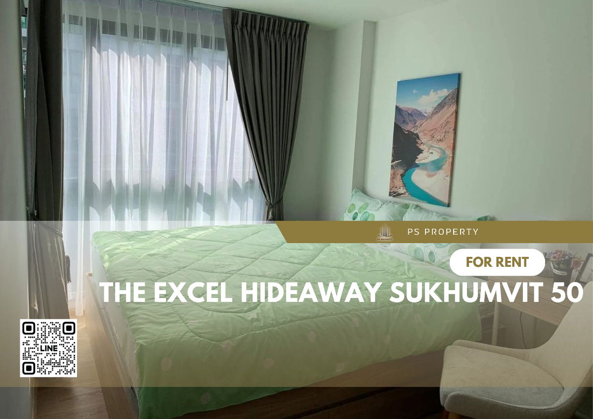 For rent 🔥The Excel Hideaway Sukhumvit 50🔥 Fully furnished, electrical appliances. Fully equipped central area, near BTS On Nut