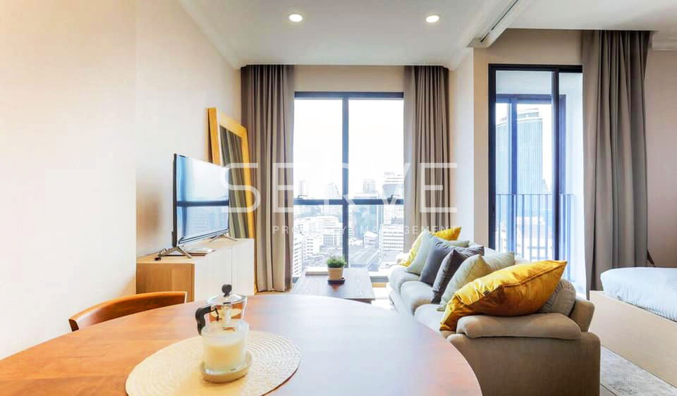 1 Bed 1 Bath Large Room Good Location MRT Sam Yan 180 m. and Samyan Mitrtown Mall at Ashton Chula-Silom Condo / For Rent