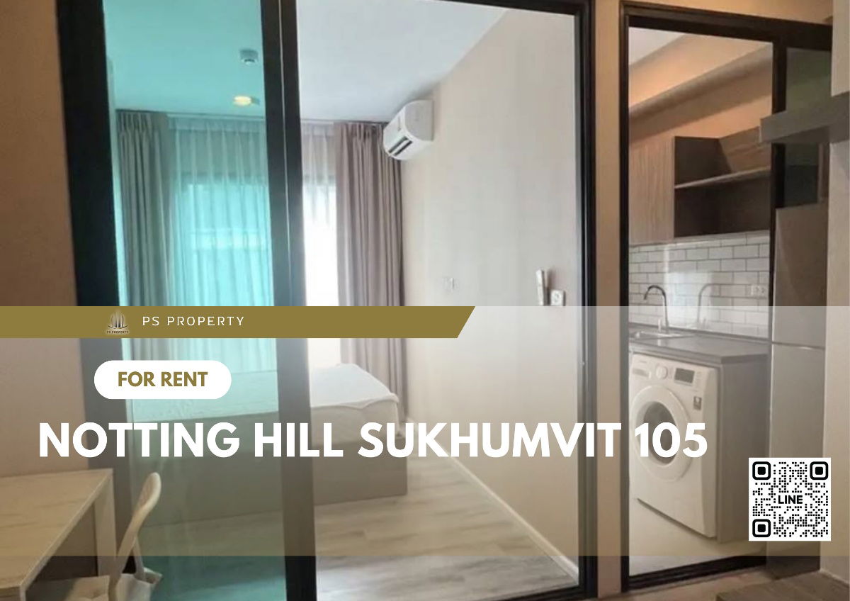 For rent⭐Notting Hill Sukhumvit 105⭐, convenient travel, near BTS Bearing, furniture, complete electrical appliances. The central part is complete.