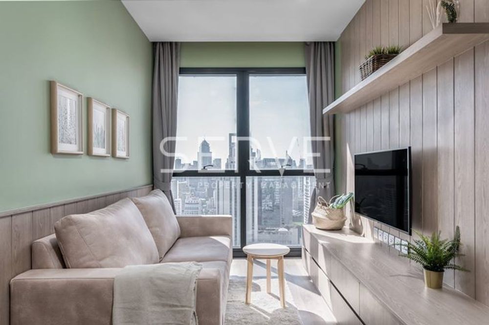 1 Bed 1 Bath Good Location MRT Sukhumvit 20 m. and BTS Asok 230 m. / For Rent & Sale-Ashton Asoke