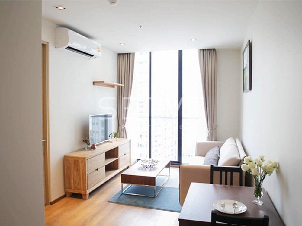 Condo in Phrom Phong area  Corner room 1 Bed 39.58 sq.m. North Side  Shuttle bus to BTS // For Rent-Park 24