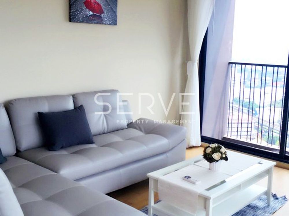 ห้องมุม 1 ห้องนอน พร้อมอ่างอาบน้ำ ชั้นสูง ทำเลดี @BTS เอกมัย / คอนโดให้เช่า & ขายคอนโด-โนเบิล รีวิล