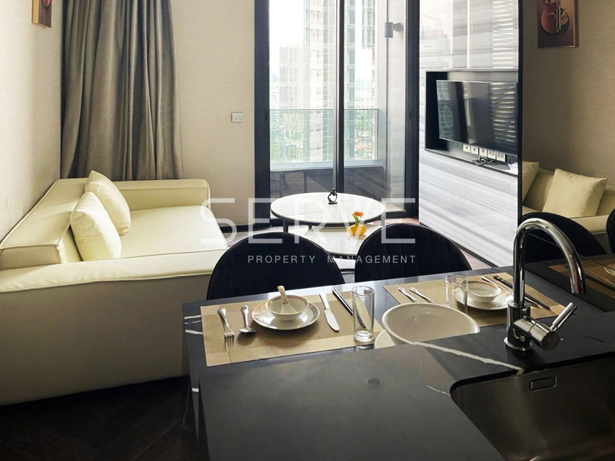 1 Bed with Bathtub High Fl. 20+ New Condo Good Location Next to BTS Thong Lo 20 m. at The ESSE Sukhumvit 36 Condo / For Rent