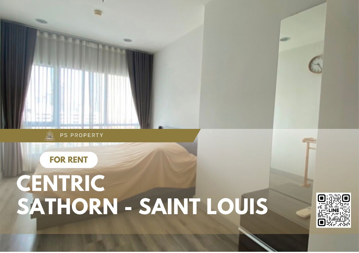 For rent 🔥Centric Sathorn - Saint Louis 🔥Furniture Complete electrical appliances Ready to move in, near BTS St. Louis.