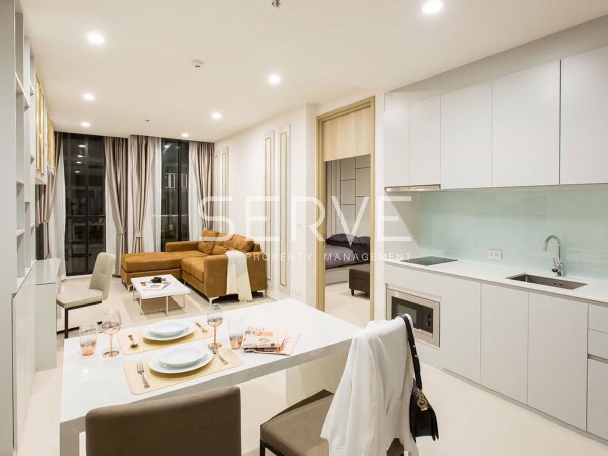 Modern & Bright for Real 1 Bed Unit with Swimming Pool View, Condo Next to BTS Ploenchit at Noble Ploenchit Condo / For Rent