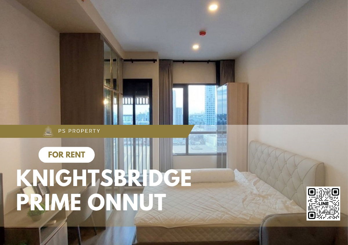 For rent 📌Knightsbridge Prime Onnut📌 near BTS On Nut, furniture, complete electrical appliances.