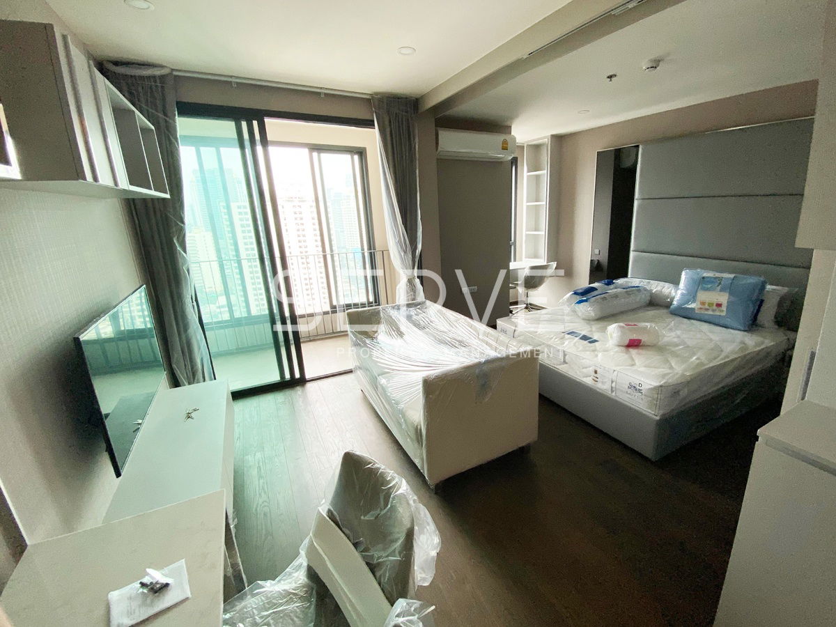 1 Bed with Partition High Fl. 20+ Good View Good Location Close to BTS Ratchathewi 390 m. at Ideo Q Siam-Ratchathewi Condo / For Rent