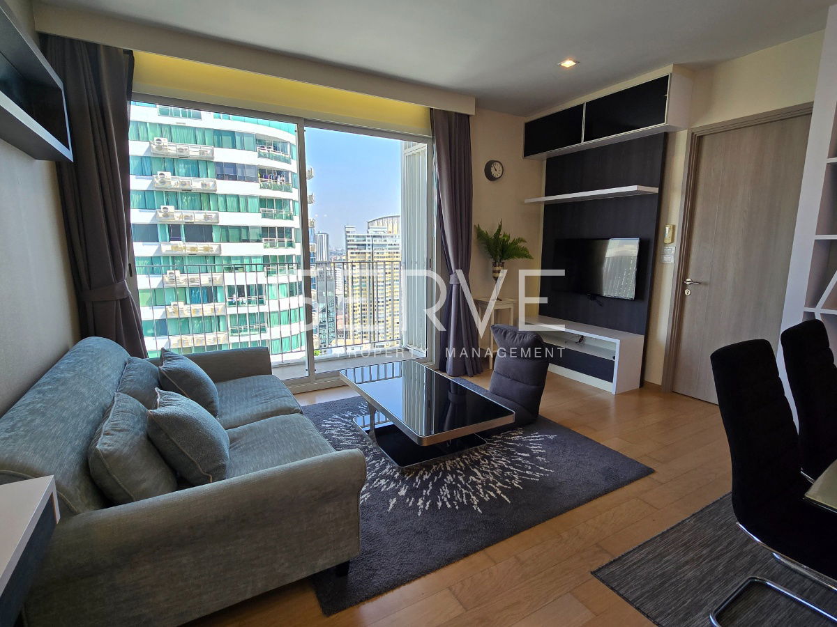 Condo For Rent 1 Bed 1 Bath with Bathtub Good Location BTS Thong Lo 750 m @ HQ Thonglor