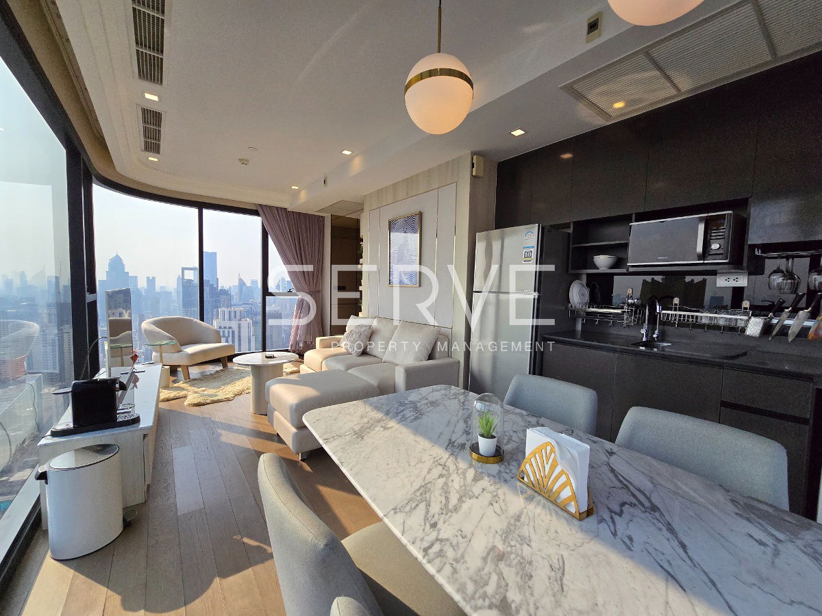 Condo For Rent 2 Beds 2 Baths Good Location MRT Sukhumvit 20 m. and BTS Asok 230 m. @ Ashton Asoke