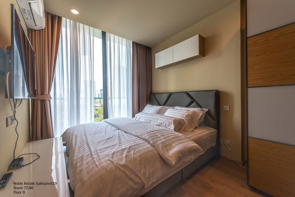 ให้เช่า Noble Recole สุขุมวิท 19 เฟอร์ครบ (ใกล้ BTS อโศก และ MRT สุขุมวิท)
