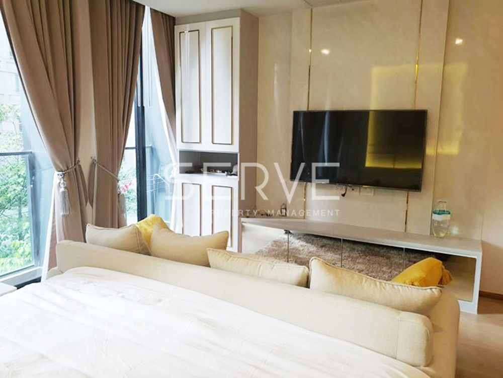 Luxury Style Studio with Partition Prefect Location Directly connecting to BTS Phloen Chit/ For Rent-Noble Ploenchit