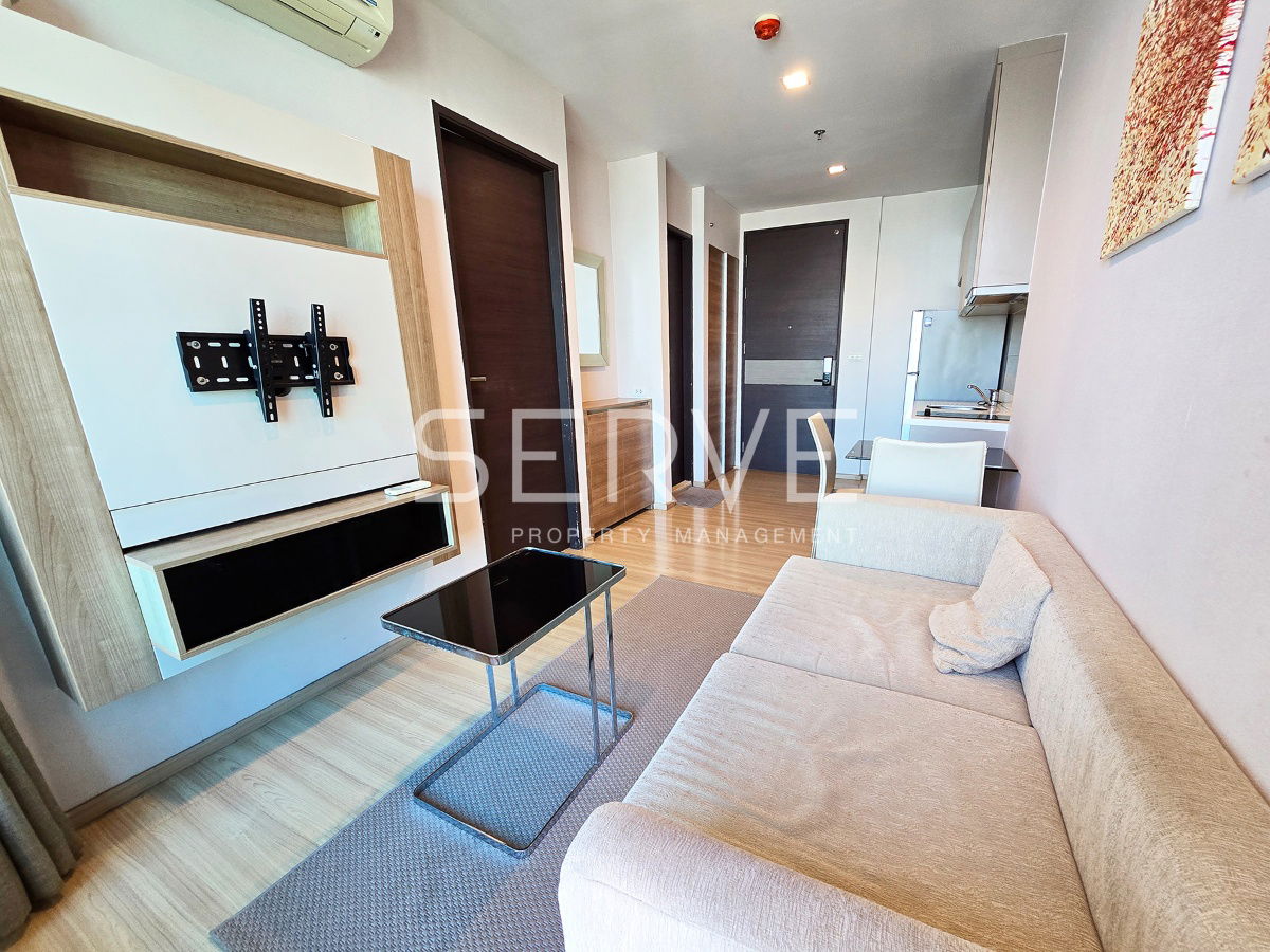 1 Bed 35.13 sq.m High Fl. 20+ Good View & Good Location BTS Saphan Taksin 340 m. at Rhythm Sathorn Condo / For Rent