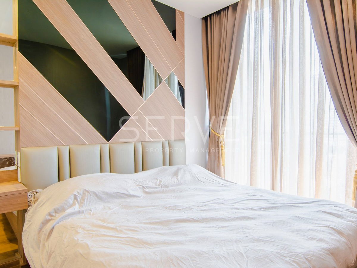 Nice Room 1 Bed with Bathtub & Washlet High Fl. 10+ Good Location @ Noble BE33