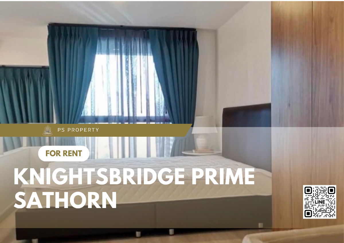 ให้เช่า 📣KnightsBridge Prime Sathorn📣 ใกล้ BTS ช่องนนทรี ห้องสวย พร้อมเฟอร์นิเจอร์และเครื่องใช้ไฟฟ้า