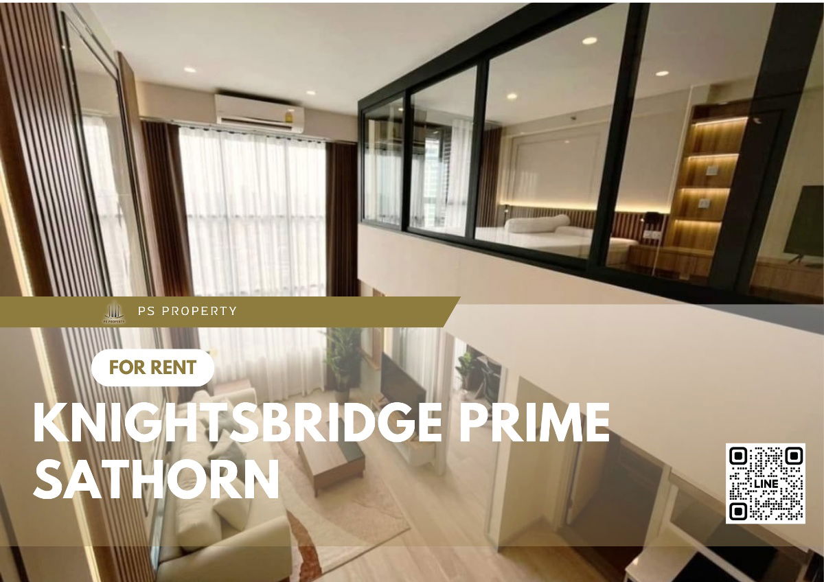 For rent ✨KnightsBridge Prime Sathorn✨ Beautiful room exactly as described, fully furnished, electrical appliances, near BTS Chong Nonsi.