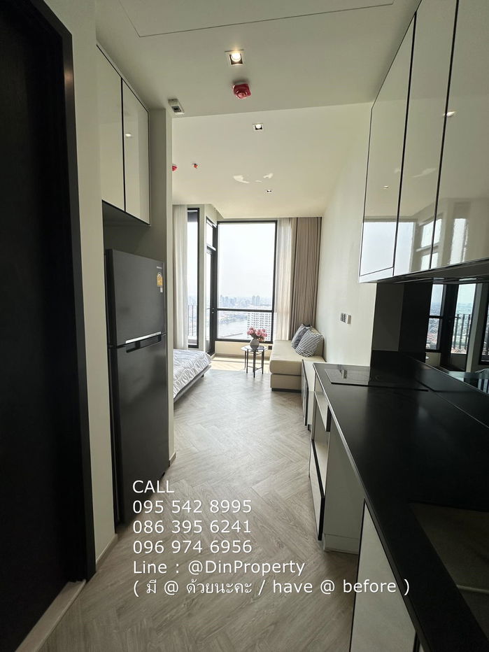 เช่า Chapter Charoennakhon–Riverside สตูดิโอ 25 ตรม BTS สะพานตากสิน BTS กรุงธนบุรี เจริญนคร