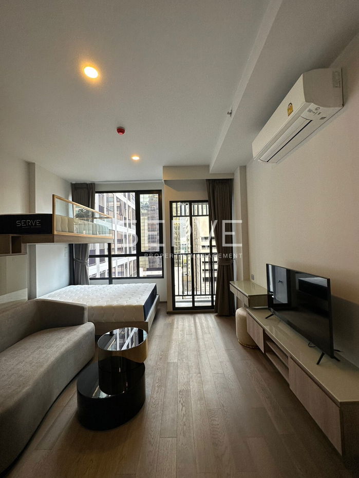 🔥Studio Plus High Fl. 15+ New Condo Good Location Close to BTS Phaya Thai 300 m. at Park Origin Phayathai Condo / For Rent