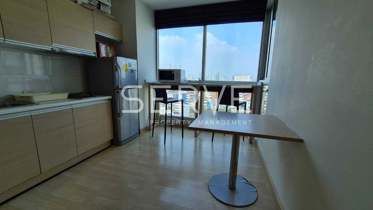 1 Bed Fully Furnished  Perfect Location MRT Ratchadaphisek 0 m. @ Rhythm Ratchada