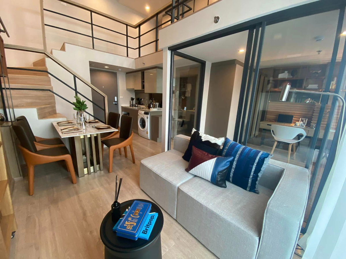 🌍Available!! IDeo Rama 9 - Asoke 2Bed 1Bath 🎊LineID : @RizzEstate (with@ Ahead)🎊