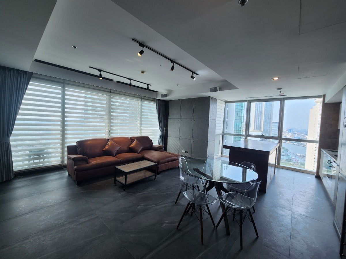 for rent The River. 2beds 108sqm. Line id: @pfagent