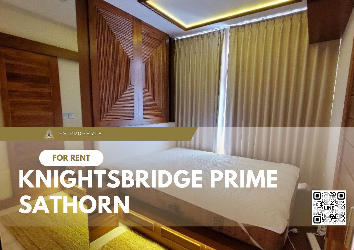 For rent 🔥Knightsbridge Prime Sathorn🔥, convenient travel, near BTS Chong Nonsi, furniture, complete electrical appliances.