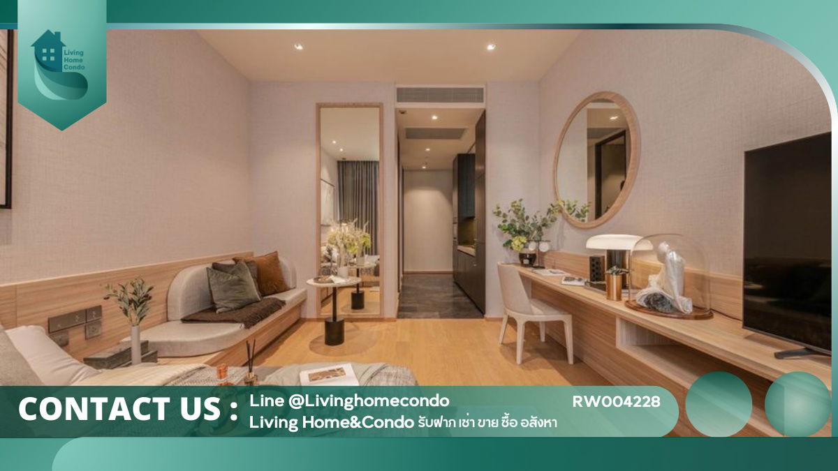 For rent 28 Chidlom, luxury condo, beautifully decorated room, garden view, fully furnished, ready to move in LH-RW004228