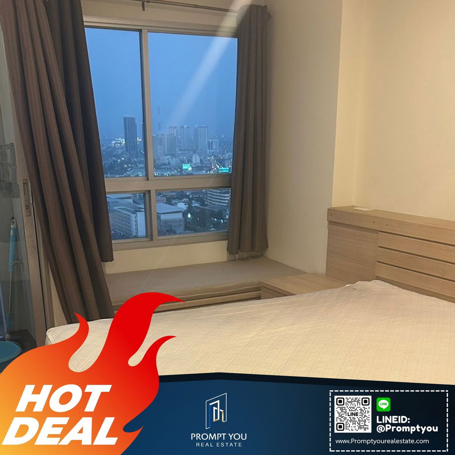For Rent ,🔥 LPN Ville Phattanakan Srinakarin🔥High floor, Fully furniture , ready to move in //Ask more info Lineofficial:@Promptyou