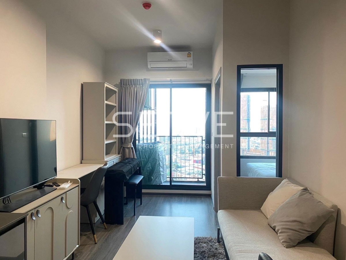 🔥1 Bed 35 sq.m. Nice room Super High Fl. 35+ Good Location Close to MRT Samyan 400 m. at Ideo Chula - Samyan Condo / For Rent