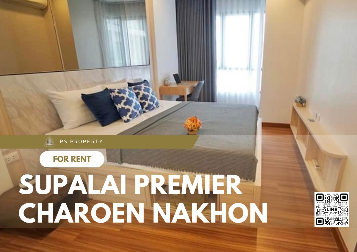 For rent✨Supalai Premier Charoen Nakhon✨ furniture, complete electrical appliances, near Icon Siam.