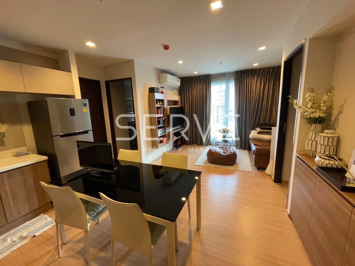 🔥35K🔥 2 Beds with Bathtub 66.37 sq.m. Good Location BTS Saphan Taksin 340 m. at Rhythm Sathorn Condo / For Rent