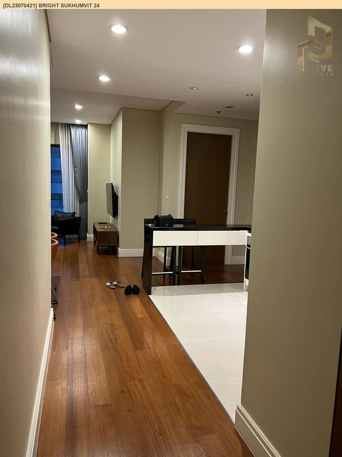 DL23070421 Condo for rent, Bright Sukhumvit 24 near BTS Phrom Phong, ready to move in, call urgently 0800343450 LineID @655ebbvc