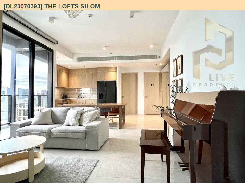 DL23070393 Condo for rent, The Lofts Silom near BTS สุรศักดิ์, ready to move in, call urgently 0842740999 LineID @523dslwi