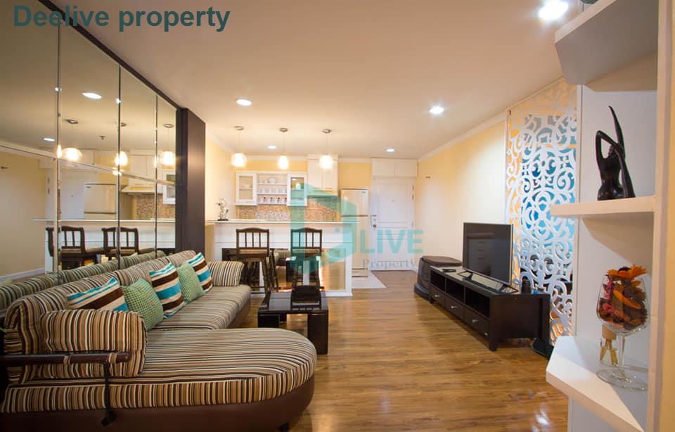 DL013326 Condo for rent, The Waterford Diamond  near BTS Phrom Phong, ready to move in, call urgently 0800343450 LineID @655ebbvc