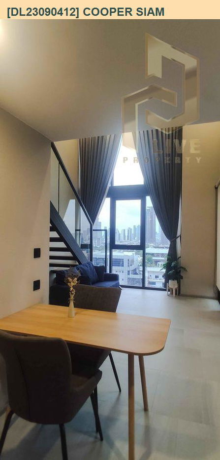 DL23090412 Condo for rent, Cooper Siam near BTS National Stadium, ready to move in, call urgently 0638692663 LineID @257sxzzu