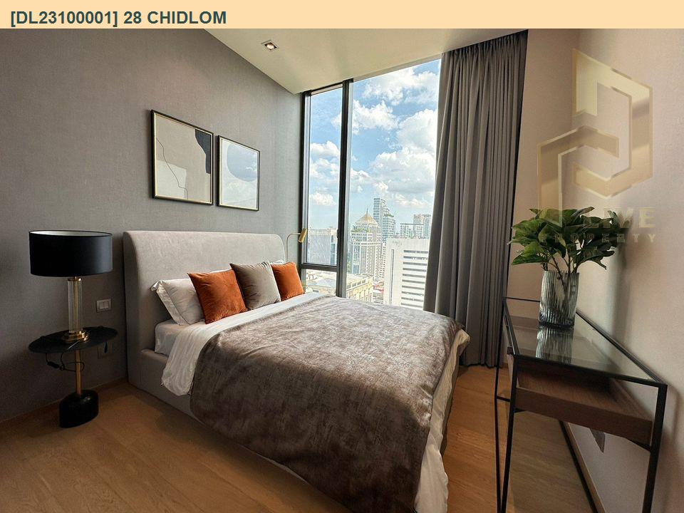 DL23100001 Condo for rent, 28 Chidlom near BTS Chit Lom, ready to move in, call urgently 0638692663 LineID @162cjixi