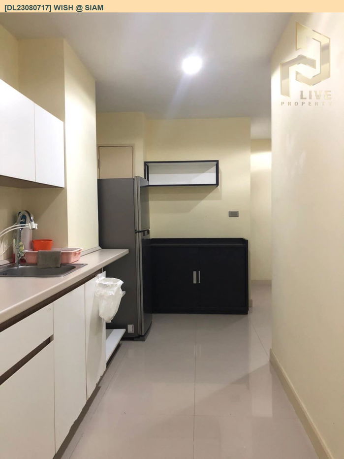 DL23080717 Condo for rent, Wish @ Siam near BTS Ratchathewi, ready to move in, call urgently 0653619502 LineID @534wlwof